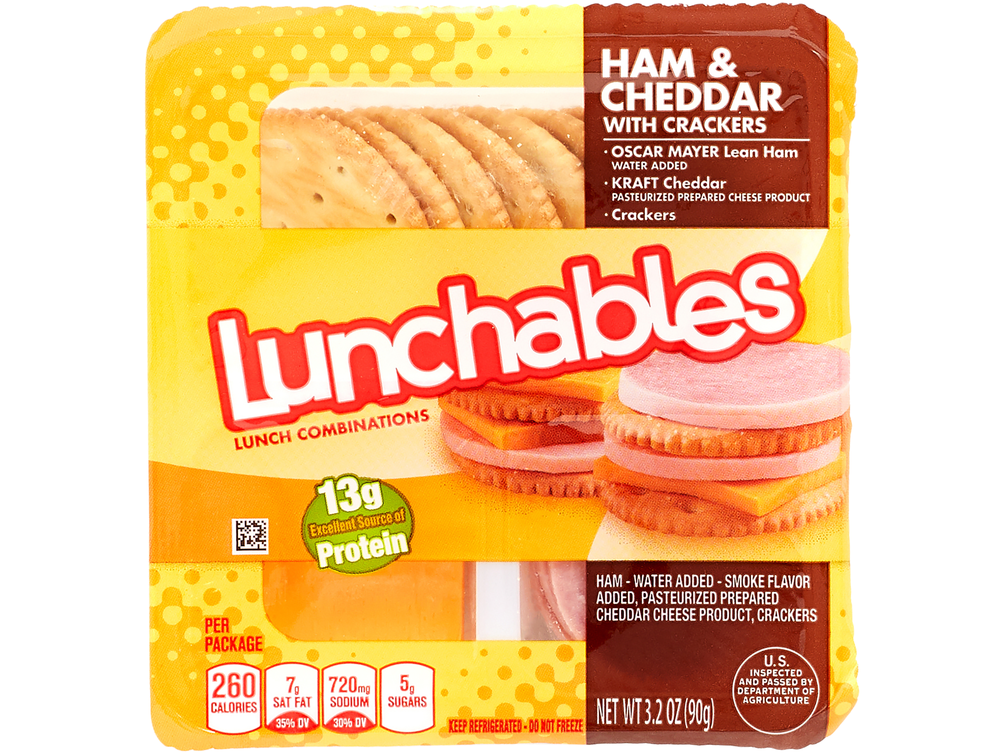 Lunchables Ham & Cheddar